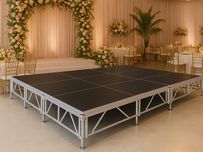 Alquiler de escenario para concierto y matrimonios en Santiago